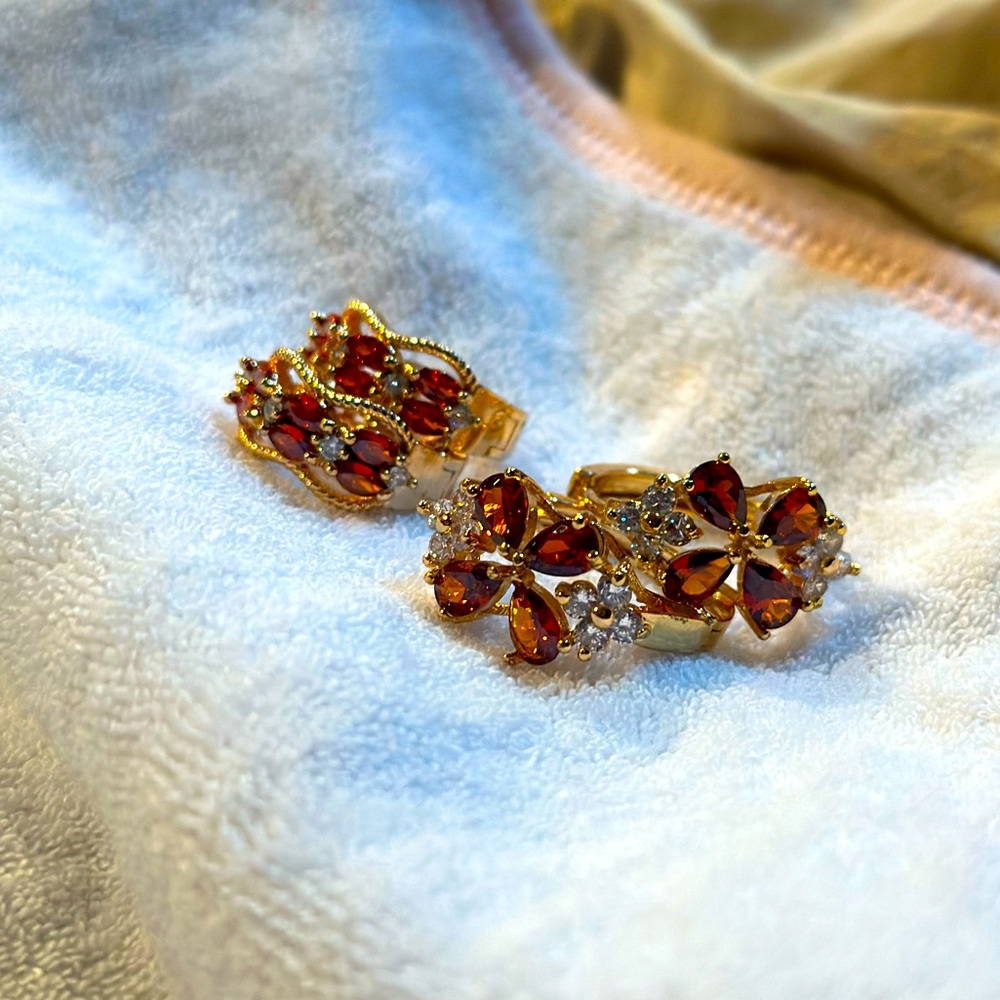 Beautiful costume earrings